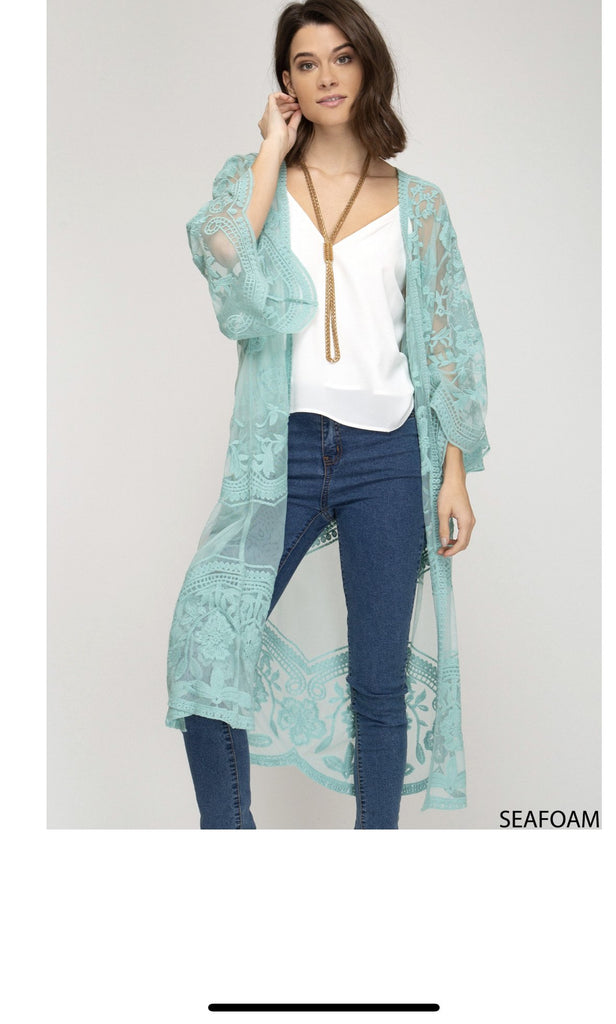 lace cardigan