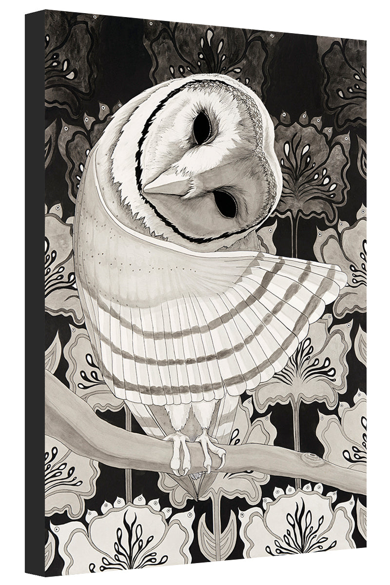 Lakshmi's Owl - Flip Solomon - Canvas Print