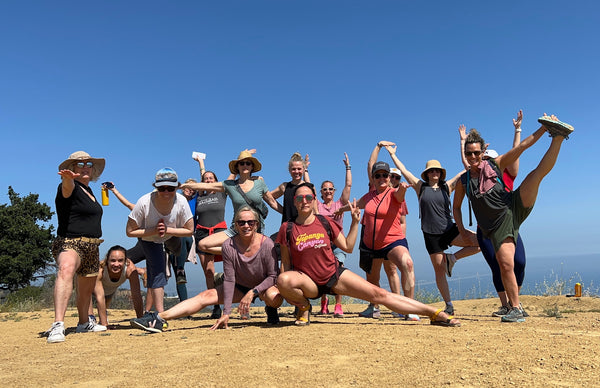 Yoga retreat and exercising outdoors with a hike and uplifting play I KAIBAE