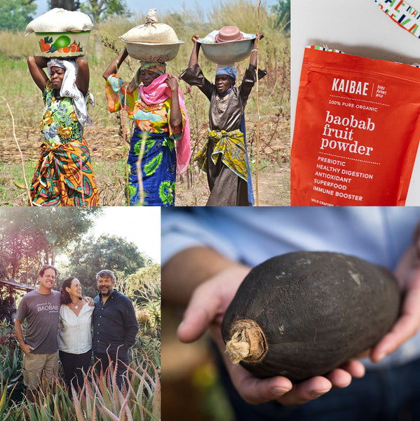 KAIBAE team and work in the field in Ghana Africa with the Baobab harvesting community.