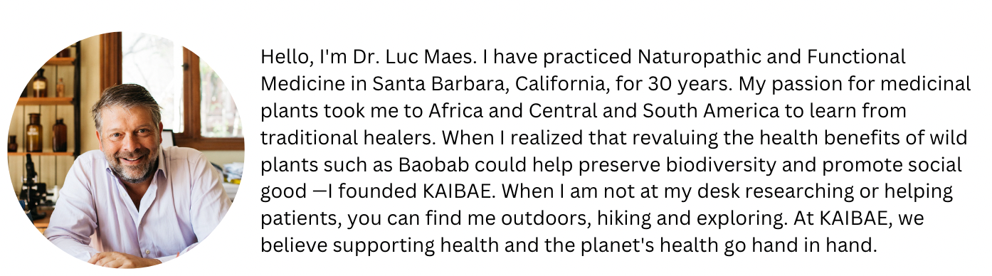 Dr Luc Maes, Naturopathic Doctor and KAIBAE founder I KAIBAE