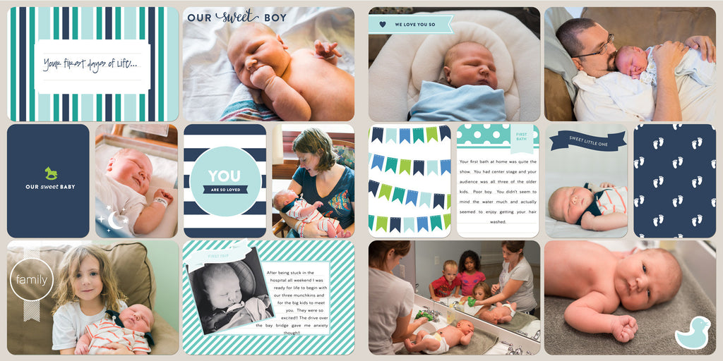 Digital Project Life Baby Boy Edition Paper Pack 2 Digitalprojectlife