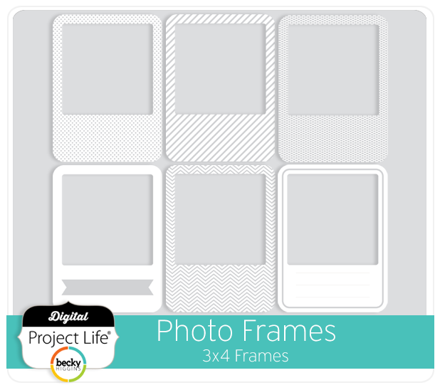 Project Life - Digital Scrapbooking - Photo Frames – digitalprojectlife