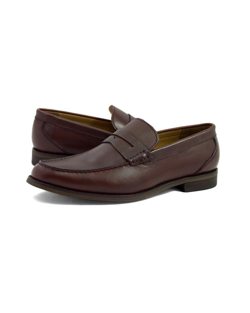 wine penny loafers