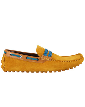 yellow moccasins