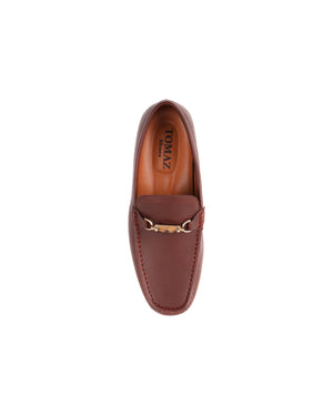 Tomaz Luis Perforated Buckled Moccasins 