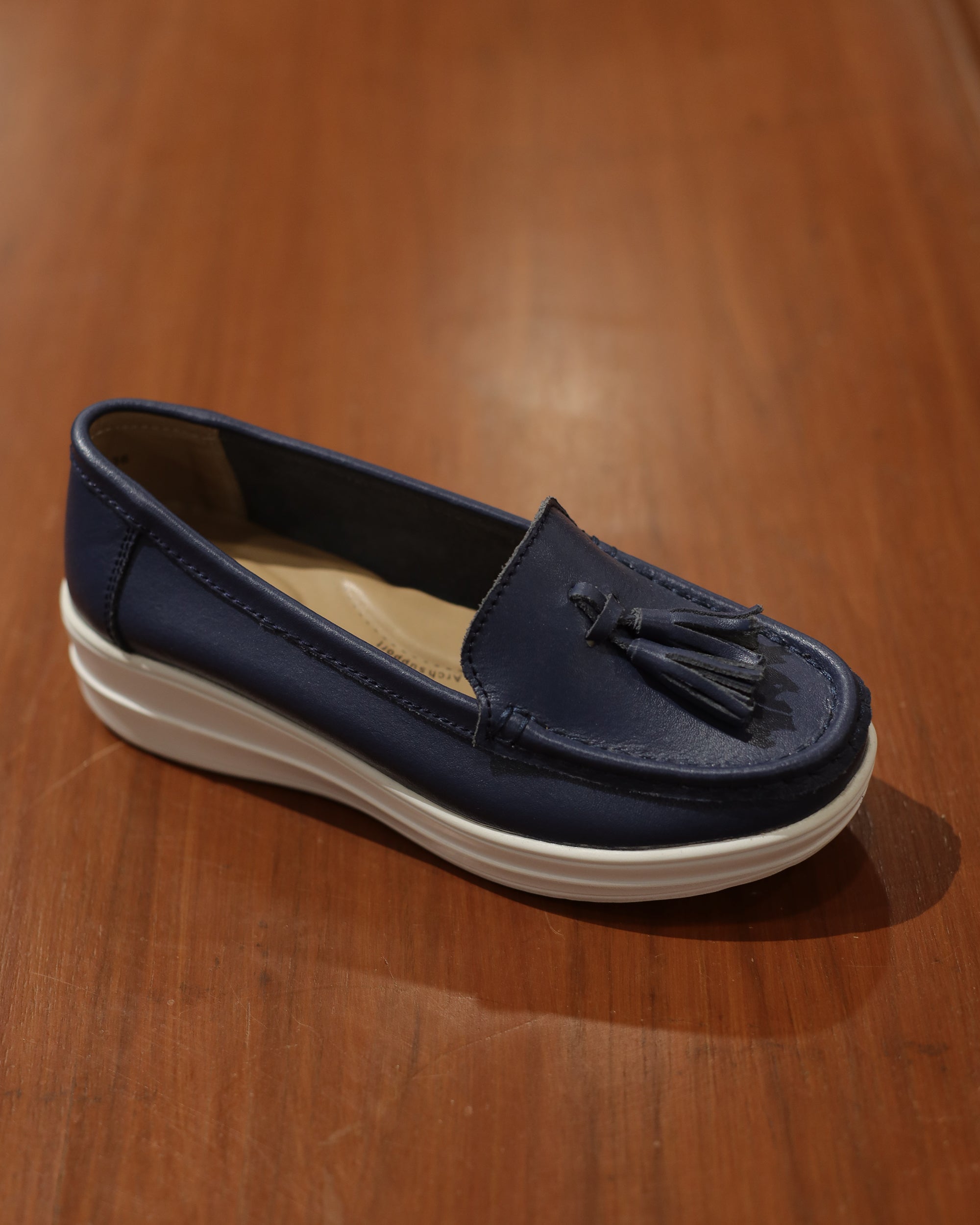 navy tassel loafers ladies