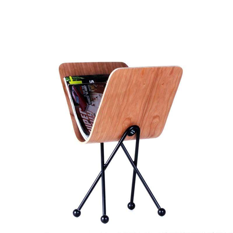 Wooden Floor Stand Magazine Rack - 20-Pocket H-2518 - Uline