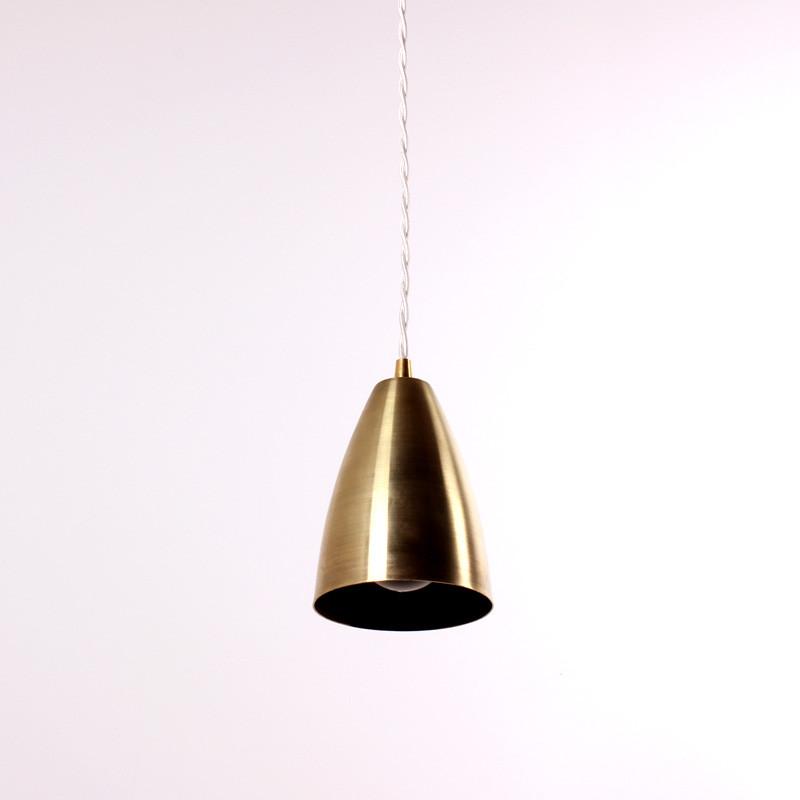 brass shade pendant