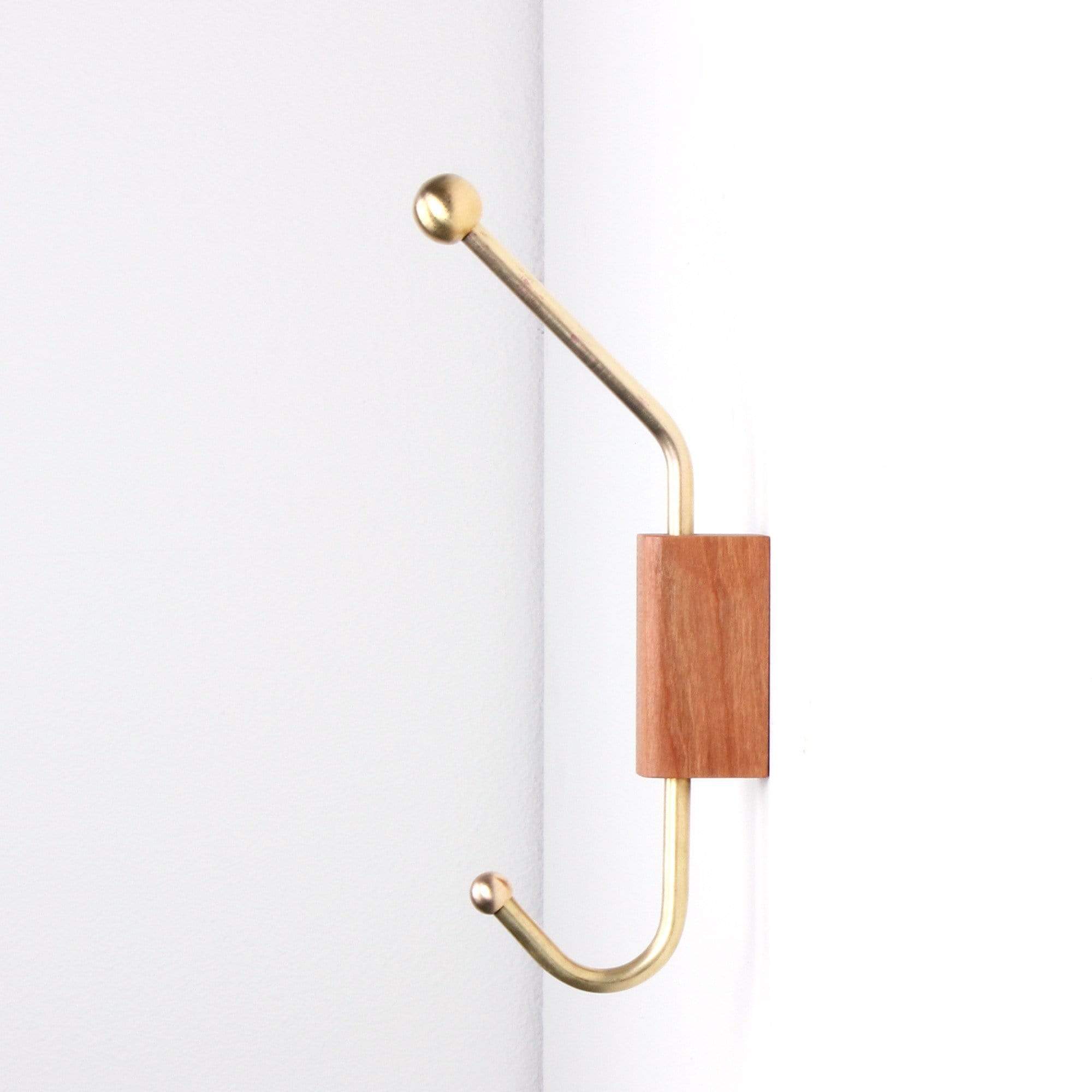 Colored Wood Wall Hangers, Birch Round Hooks, Hat Hooks, Tower