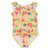 Front - Peppa Pig Baby Girls Rainbow One Piece Swimsuit