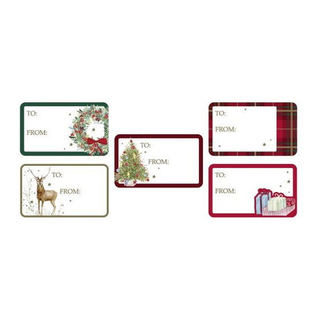 Eurowrap Traditional Christmas Labels (Pack of 50) | Discounts on great ...