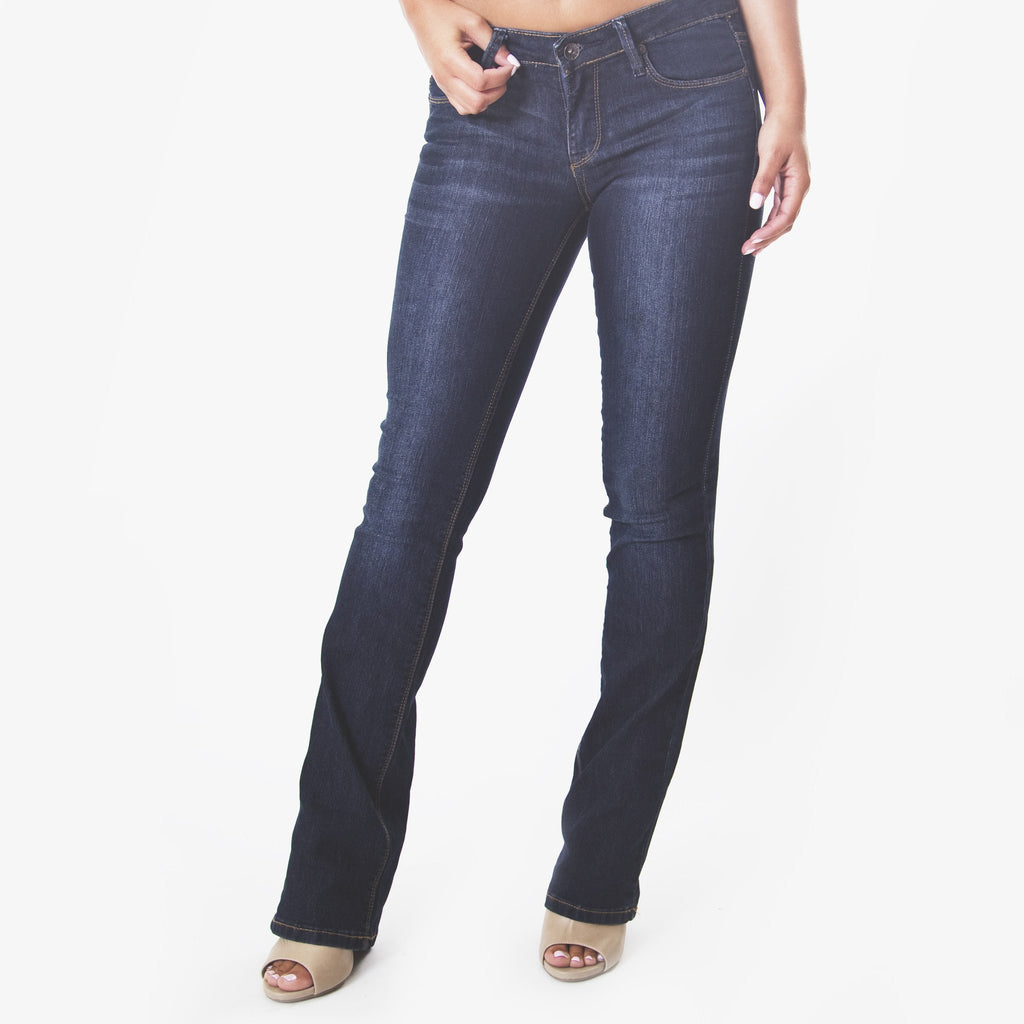 Signature Whisker Wash Bootcut Jeans | Dainty Hooligan