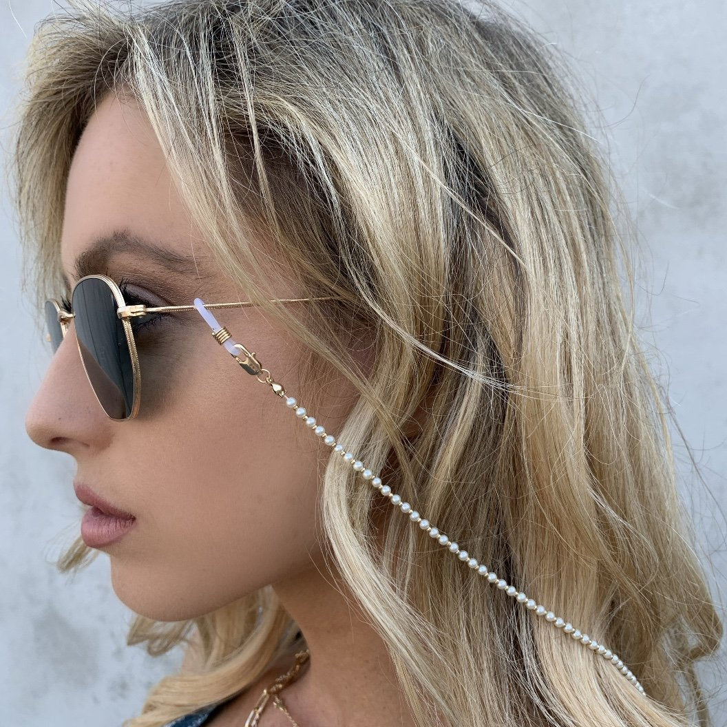 Pearl Sunglasses Chain | Dainty Hooligan