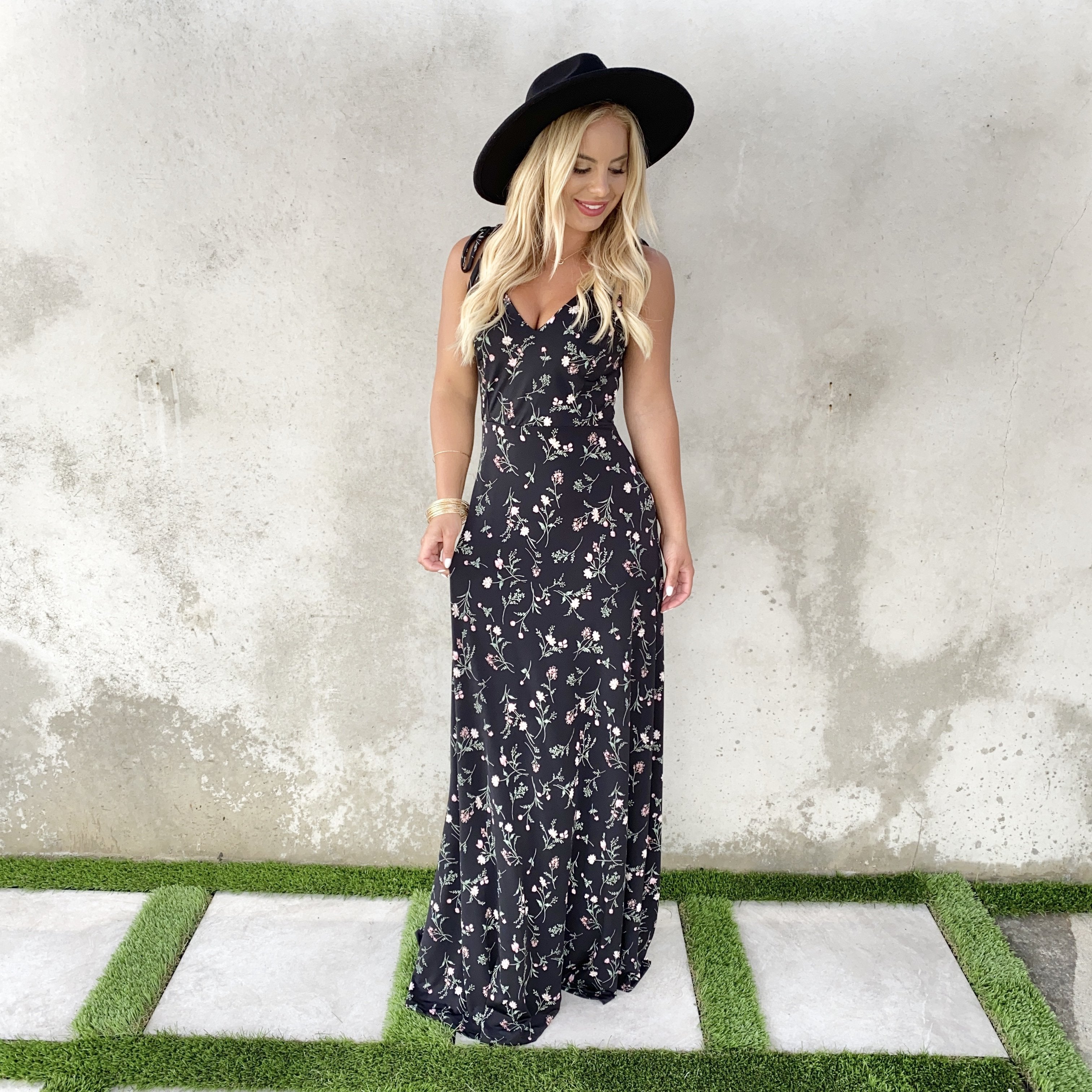 Infinite Garden Black Floral Maxi Dress | Dainty Hooligan