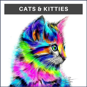 Cat Diamond Painting Kits