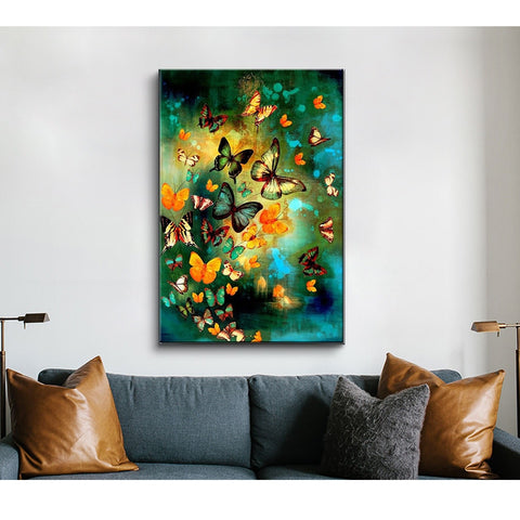 Butterfly Landscape - Diamond Painting Kit