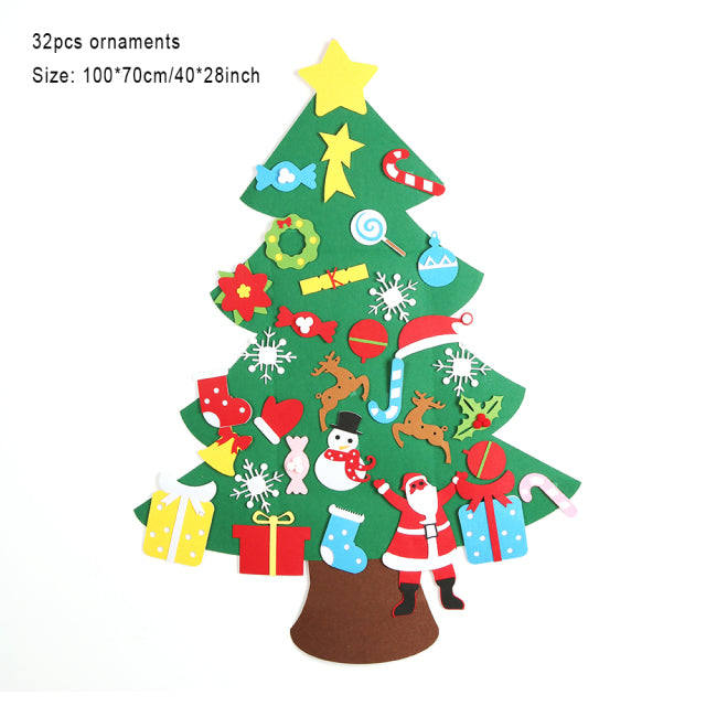 Kids DIY Felt Christmas Tree – Stiylo