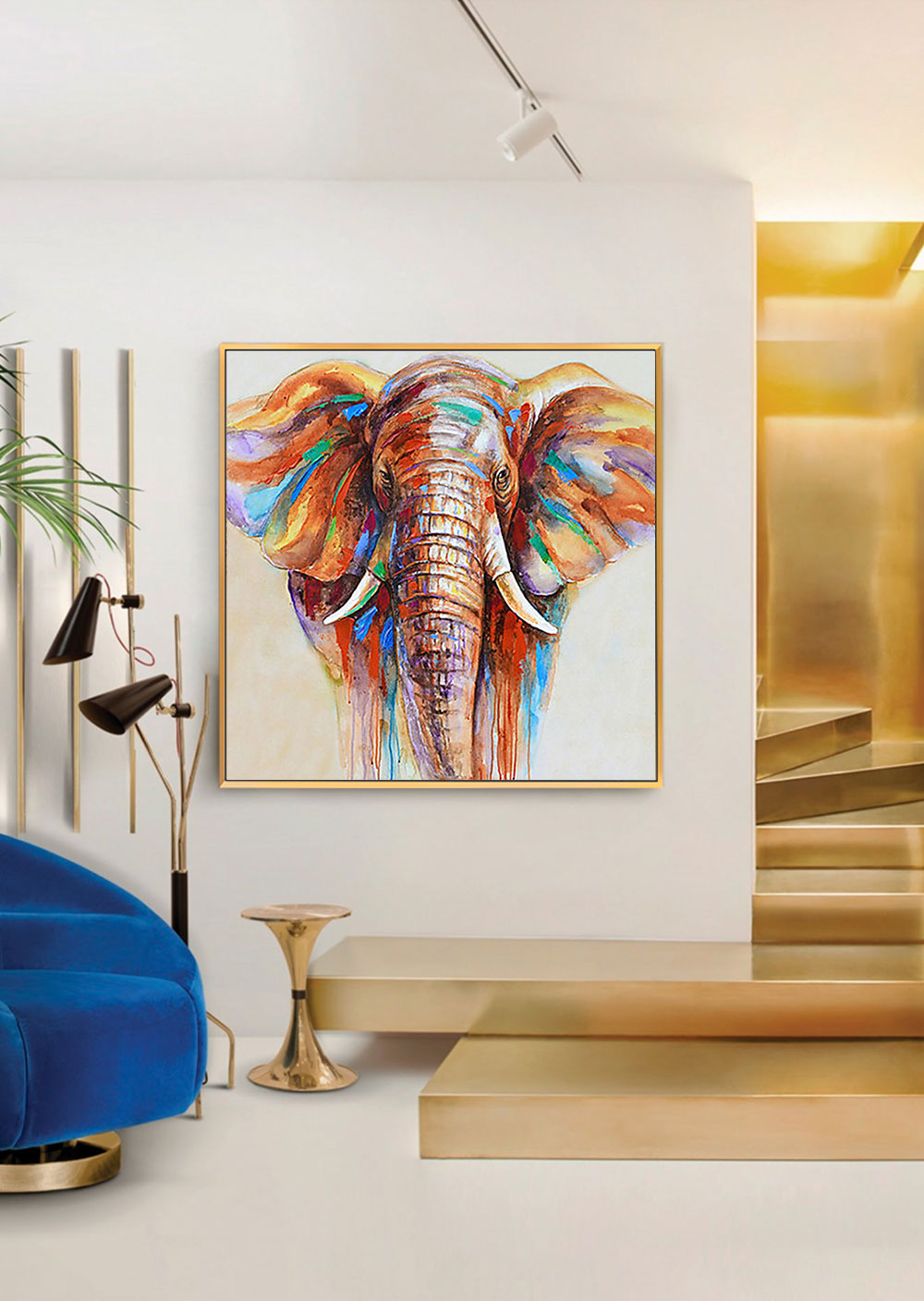 Arty Elephant Diamond Painting Kit