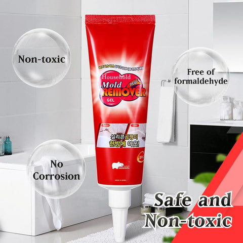 Household mold remover gel