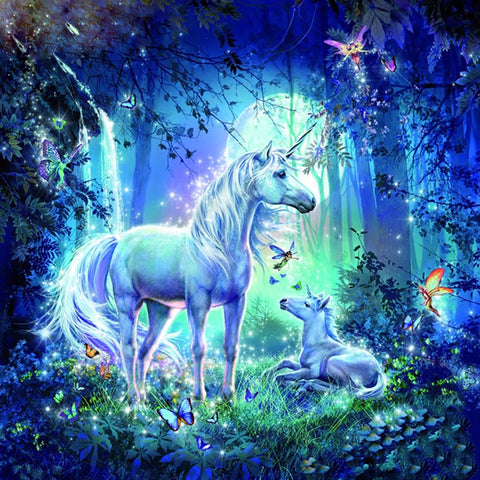 Unicorn Family Diamond Painting Kit