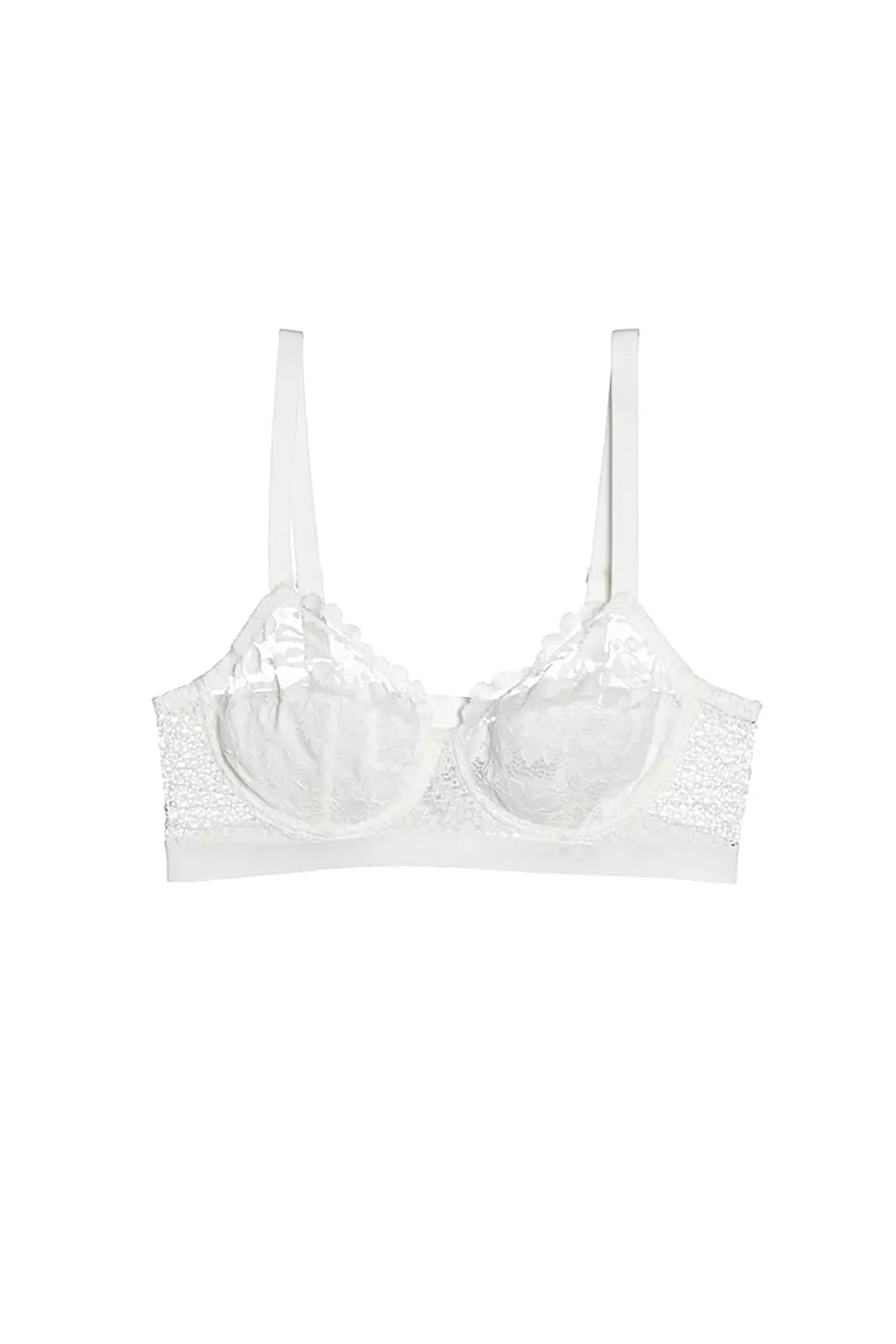 Ivory Underwire Lace Bra – noni