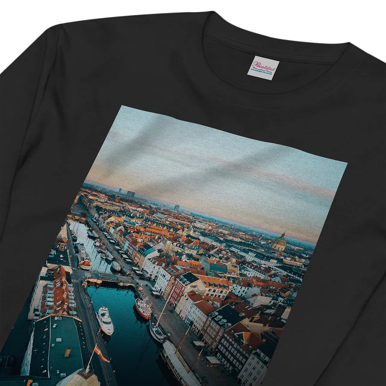 【コペンハーゲン】Map World ロングスリーブTシャツ