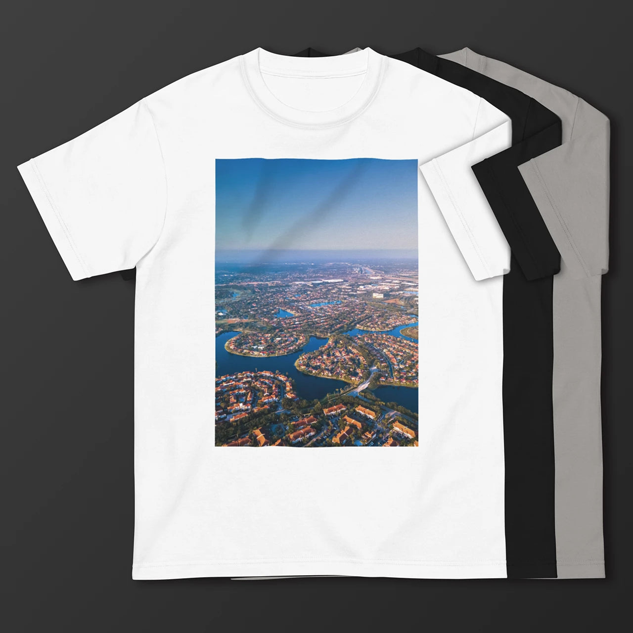 【フォートローダーデール】Map World ハイクオリティTシャツ