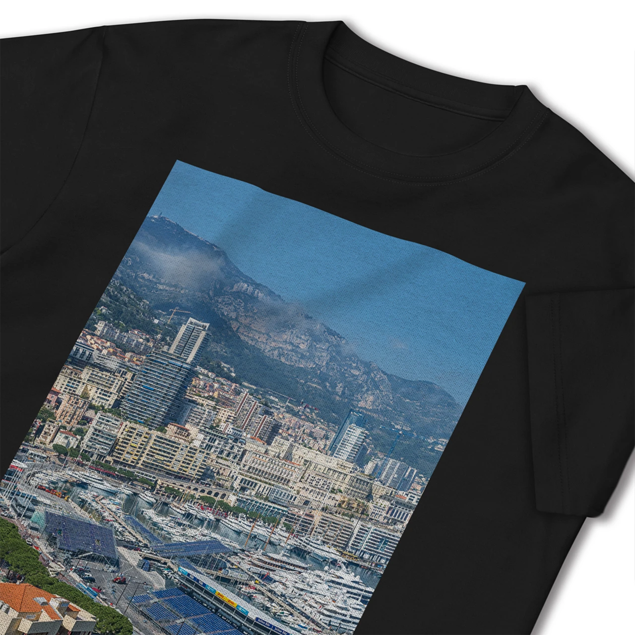【モナコ】Map World ハイクオリティTシャツ