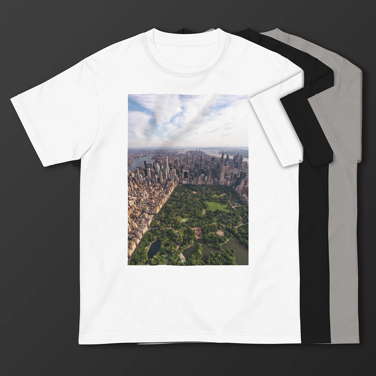 【ニューヨーク】Map World ハイクオリティTシャツ