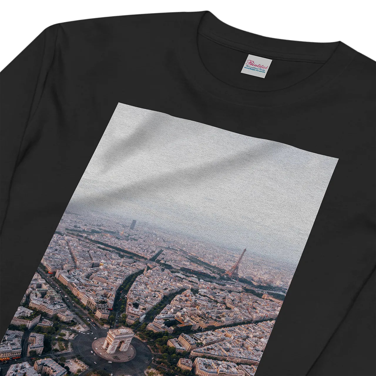 【パリ】Map World ロングスリーブTシャツ