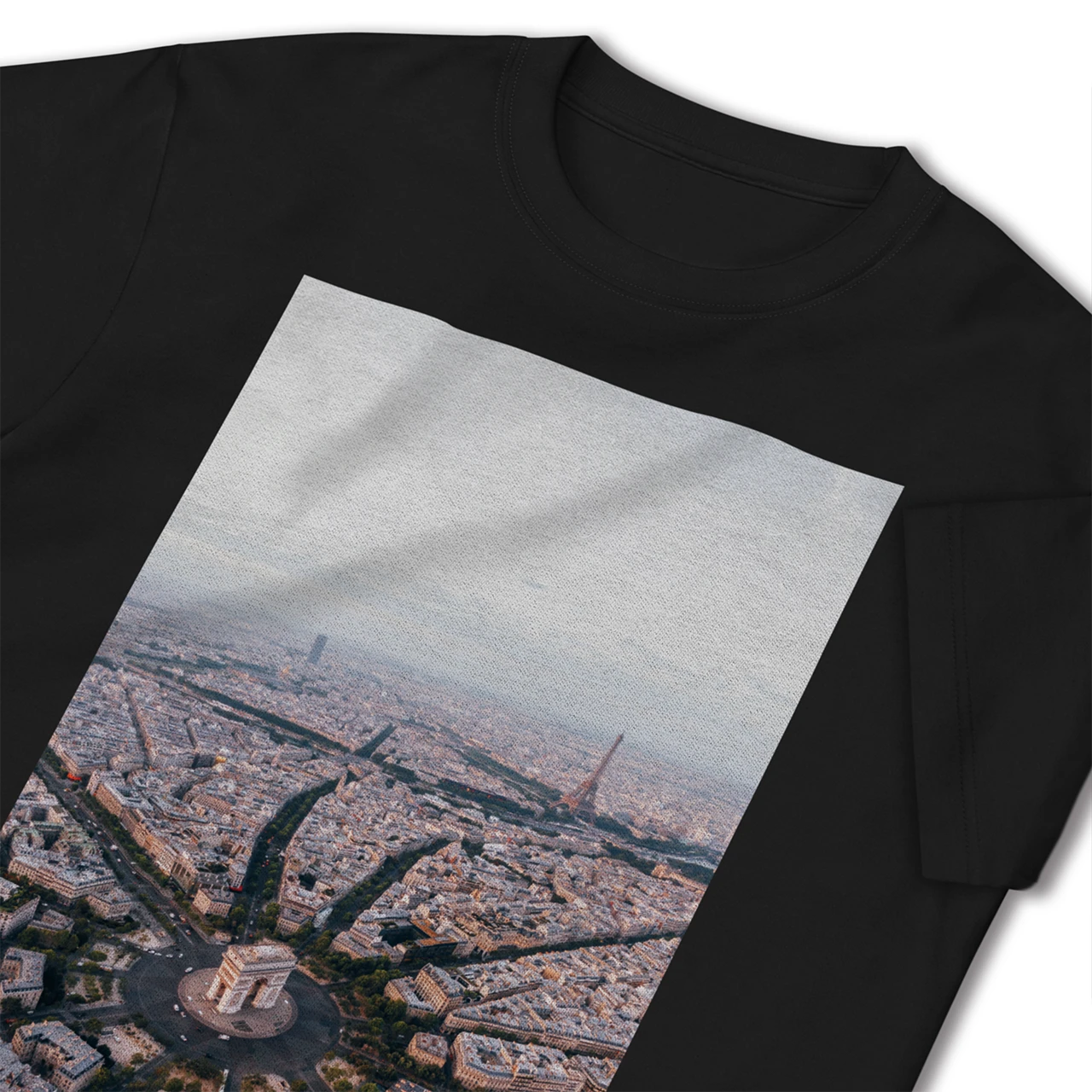 【パリ】Map World ハイクオリティTシャツ