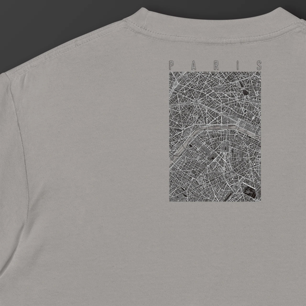 【パリ】Map World ハイクオリティTシャツ