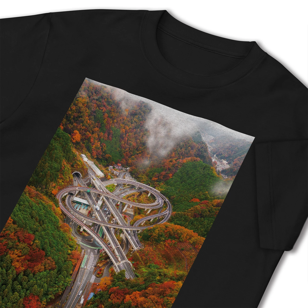 【高尾山】Map World ハイクオリティTシャツ