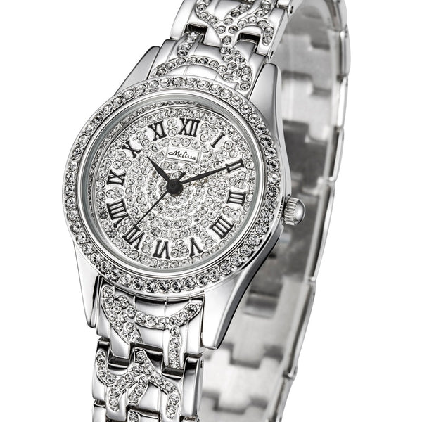 ladies silver waterproof watches