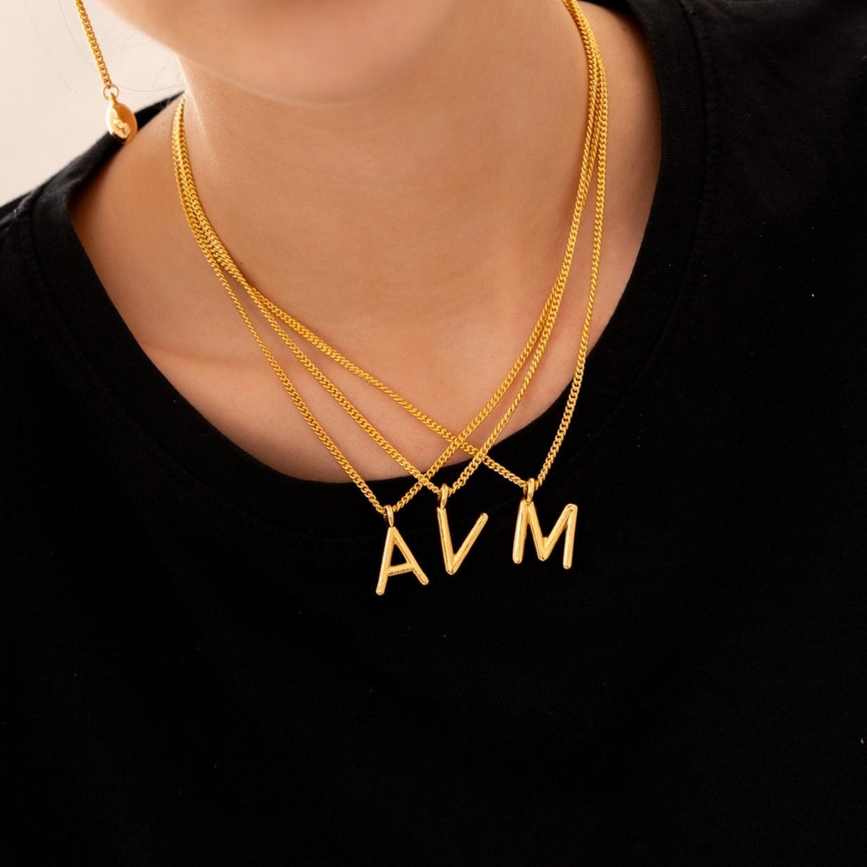 Collar De Letras + Aretes - AVEMARÍA product image