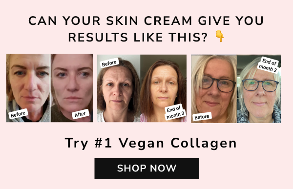 Collagen supplement before and after