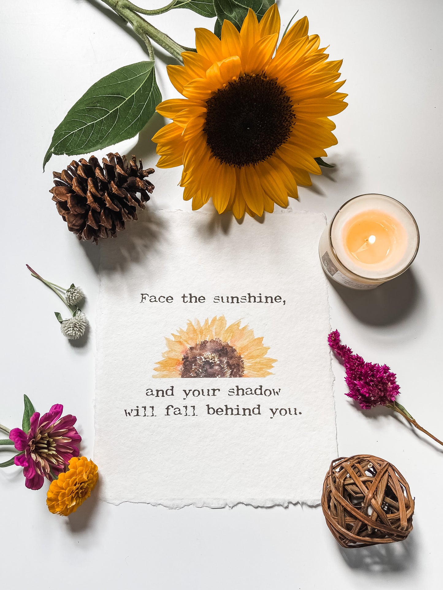 Face the Sunshine 8x10 Print | Salt and Branch