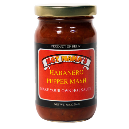 Hot Mama's Belize Habanero Pepper Mash 8oz