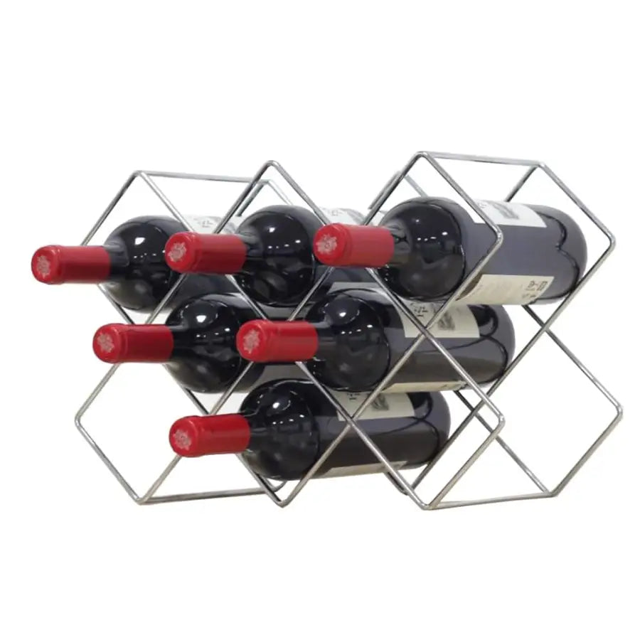 Porte-bouteilles en métal 7 niveaux 42 compartiments – Decoclico