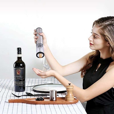 Ouvre-vin simple, ouvre-bouteille de vin à pompe à pression d'air,  tire-bouchon facile à éliminer le liège, cadeaux aux amateurs de vin, ensemble  d'ouvre-bouteille