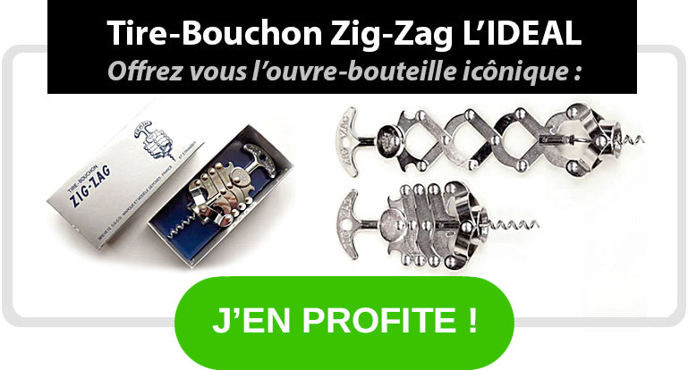 Ouvre Bouteille Zig-Zag L'IDEAL_Le Bon Tire-Bouchon
