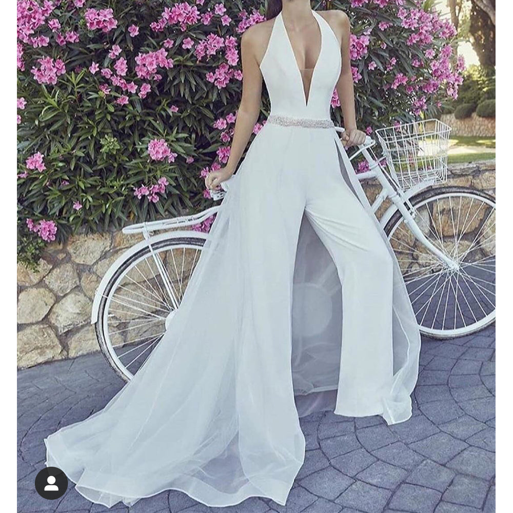 jumpsuit bridal gown