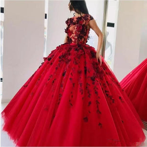 gorgeous red gowns