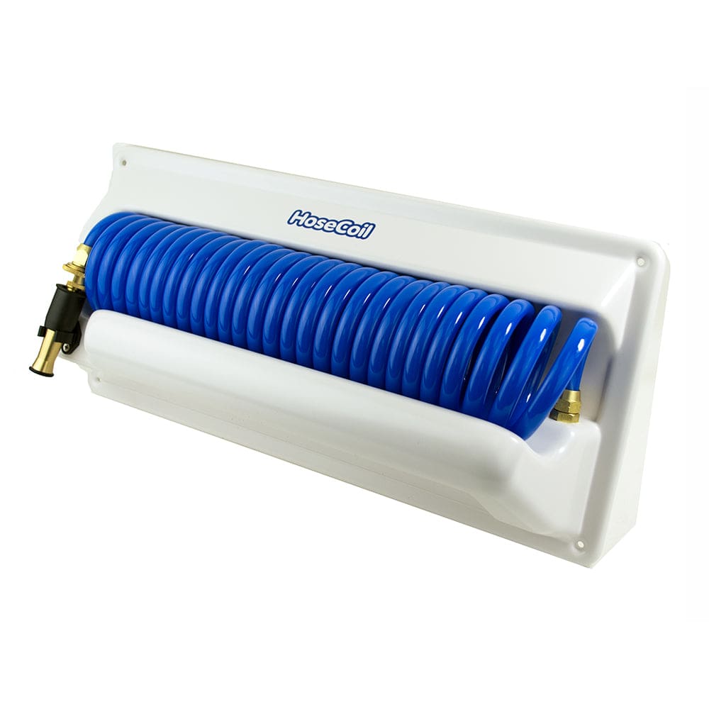 HoseCoil Horizontal Mount Enclosure w/ Additional 5' Feeder Hose