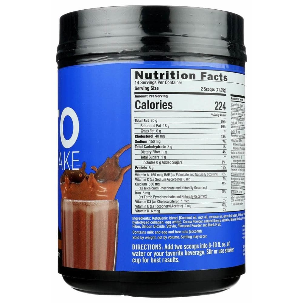 Ketoscience Mealshake, Keto, Chocolate Cream - 20.7 oz