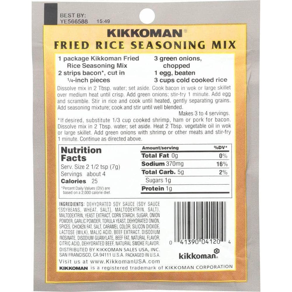 Kikkoman Fried Rice Seasoning Mix - Shop Kikkoman Fried Rice