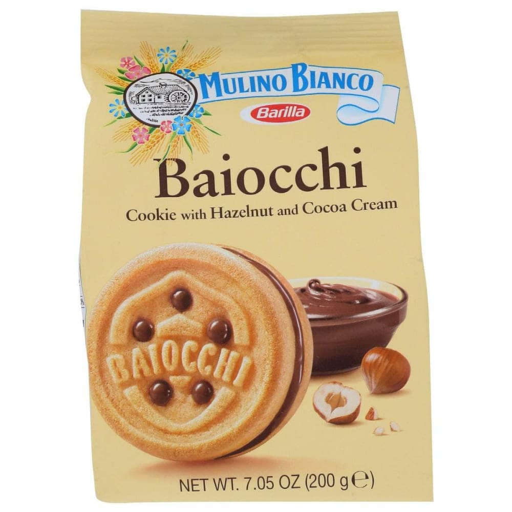 MULINO BIANCO: Cookies Baiocchi, 7.05 oz (Case of 4)
