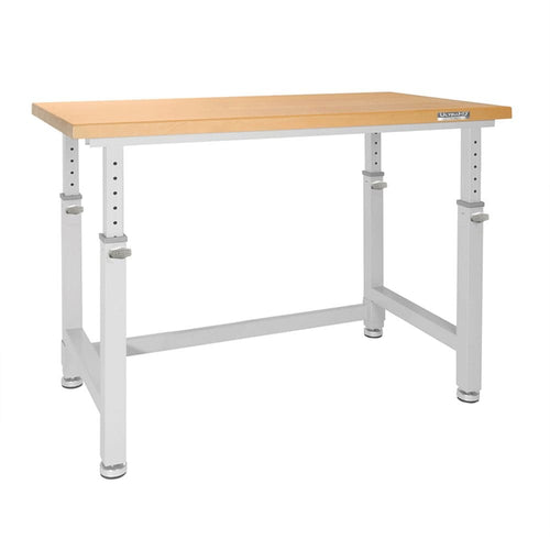 UltraHD Adjustable Height Heavy-Duty Wood Top Workbench by Seville Classics