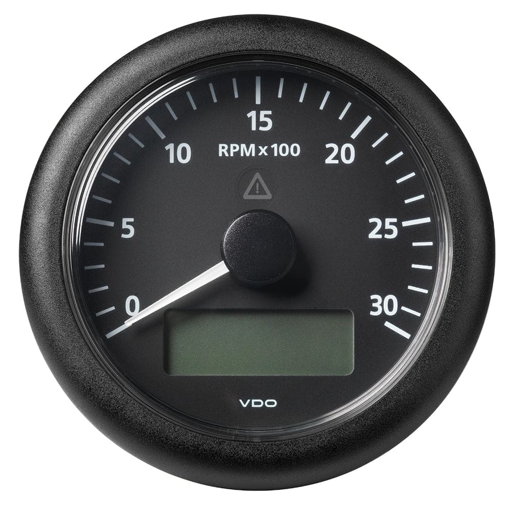 Veratron 3-3/ 8" (85MM) ViewLine Tachometer w/ Multi-Function Display - 0 to 3000 RPM - Black Dial & Bezel
